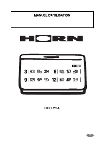 Mode d’emploi Horn HCC224 Congélateur
