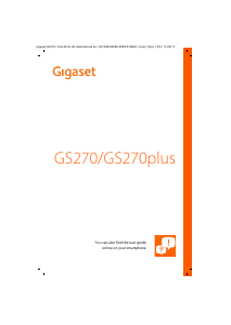 Manual Gigaset GS270plus Mobile Phone