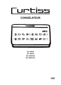 Mode d’emploi Curtiss CC2005B Congélateur