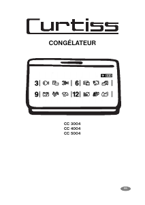 Mode d’emploi Curtiss CC5004 Congélateur