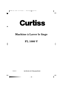 Mode d’emploi Curtiss FL1000V Lave-linge
