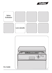 Mode d’emploi Curtiss PLV1249D Lave-vaisselle