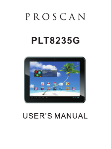 Manual Proscan PLT8235G Tablet