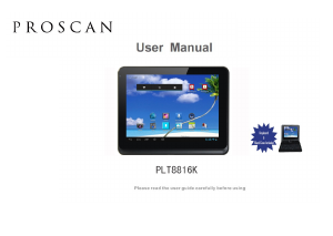 Bruksanvisning Proscan PLT8816K Tablet