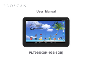 Manual Proscan PLT9650G Tablet