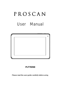 Manual Proscan PLT7035D Tablet