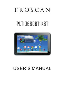 Handleiding Proscan PLT1066GBT-KBT Tablet
