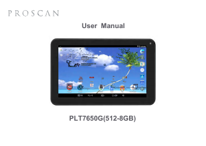 Manual Proscan PLT7650G Tablet