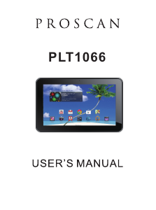 Handleiding Proscan PLT1066 Tablet
