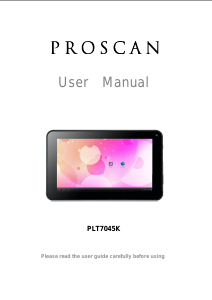 Handleiding Proscan PLT7045K Tablet