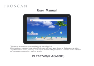 Manual Proscan PLT1074G Tablet