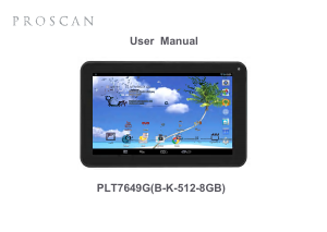 Manual Proscan PLT7649G Tablet
