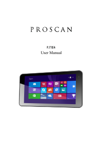 Manual Proscan PLT7064 Tablet