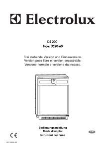 Mode d’emploi Electrolux DS200 Réfrigérateur