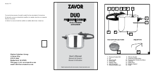 Manual Zavor ZCWDU04 Duo Pressure Cooker
