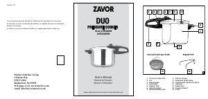 Manual Zavor ZCWDU06 Duo Pressure Cooker