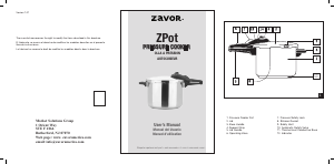 Manual Zavor ZCWSP02 ZPot Pressure Cooker