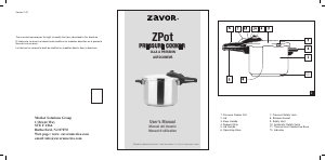 Manual de uso Zavor ZCWSP03 ZPot Olla a presión