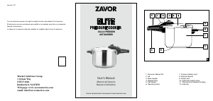 Manual de uso Zavor ZCWEL04 Elite Olla a presión