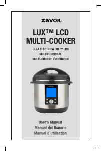 Manual de uso Zavor Lux LCD Olla multi-cocción
