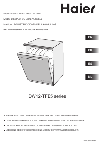 Manual Haier DW12-TFE5-F Dishwasher