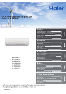 Manual Haier AS24GF2HRA Air Conditioner