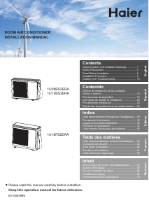 Manual Haier 1U09BS2ERA Air Conditioner