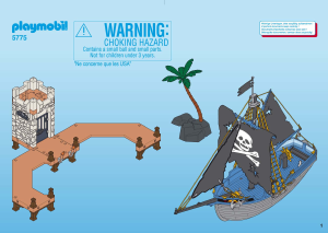 Manual Playmobil set 5775 Pirates Attack