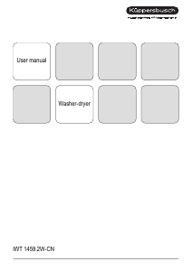 Handleiding Küppersbusch IWT 1459.2W Was-droog combinatie