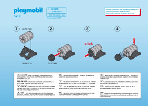 Manual de uso Playmobil set 5730 Pirates Barbanegra