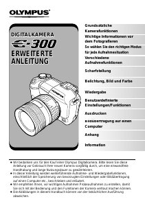 Bedienungsanleitung Olympus E-300 Digitalkamera