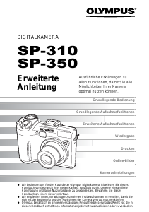 Bedienungsanleitung Olympus SP-310 Digitalkamera