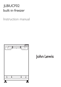 Handleiding John Lewis JLBIUCF 02 Vriezer
