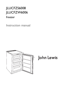 Manual John Lewis JLW 6006 Freezer