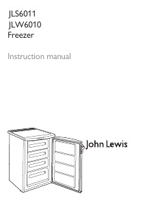 Manual John Lewis JLW 6010 Freezer