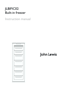 Manual John Lewis JLBIFIC 02 Freezer