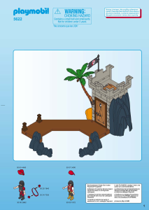 Instrukcja Playmobil set 5622 Pirates Wieża