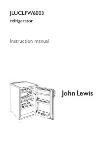 Handleiding John Lewis JLW 6003 Koelkast