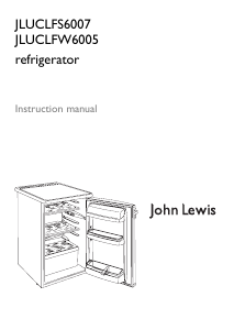 Manual John Lewis JLW 6005 Refrigerator