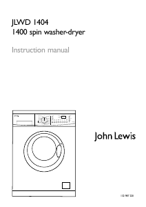 Handleiding John Lewis JLWD 1404 Was-droog combinatie