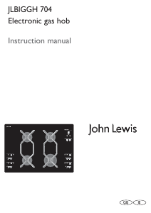 Manual John Lewis JLBIGGH704 Hob