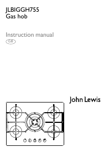 Manual John Lewis JLBIGGH755 Hob