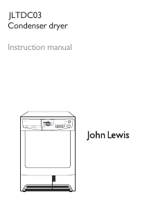 Manual John Lewis JLTDC 03 Dryer