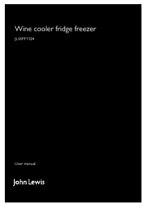 Manual John Lewis JLWFF 1104C Fridge-Freezer