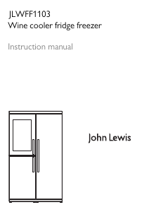 Manual John Lewis JLWFF 1103C Fridge-Freezer