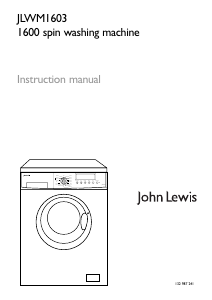 Handleiding John Lewis JLWM 1603 Wasmachine