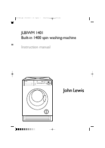 Manual John Lewis JLBIWM 1401 Washing Machine