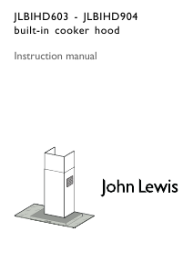 Handleiding John Lewis JLBIHD603 Afzuigkap