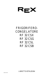 Manuale Rex RF32CSB Frigorifero-congelatore