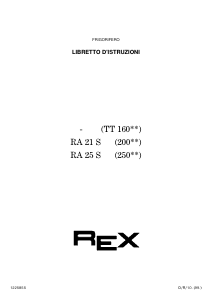 Manuale Rex RF21A Frigorifero-congelatore